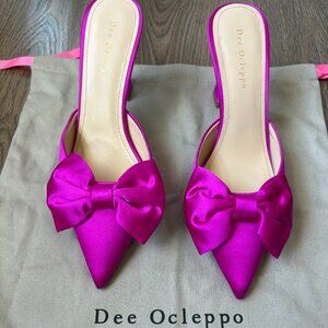 Dee Ocleppo - Women's Pink Mule Heel - Size 8.5